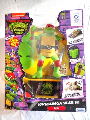 Teenage Mutant Ninja Turtles Mutant Mayhem 2.4 GHZ RC Cowabunga Skate Raph ¡Nuevo! Foto 1 de 4