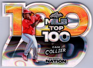 2025 Leaf Baseball Nation Cam Collier MB-14 1/1 Silver Lava - Bild 1 von 2