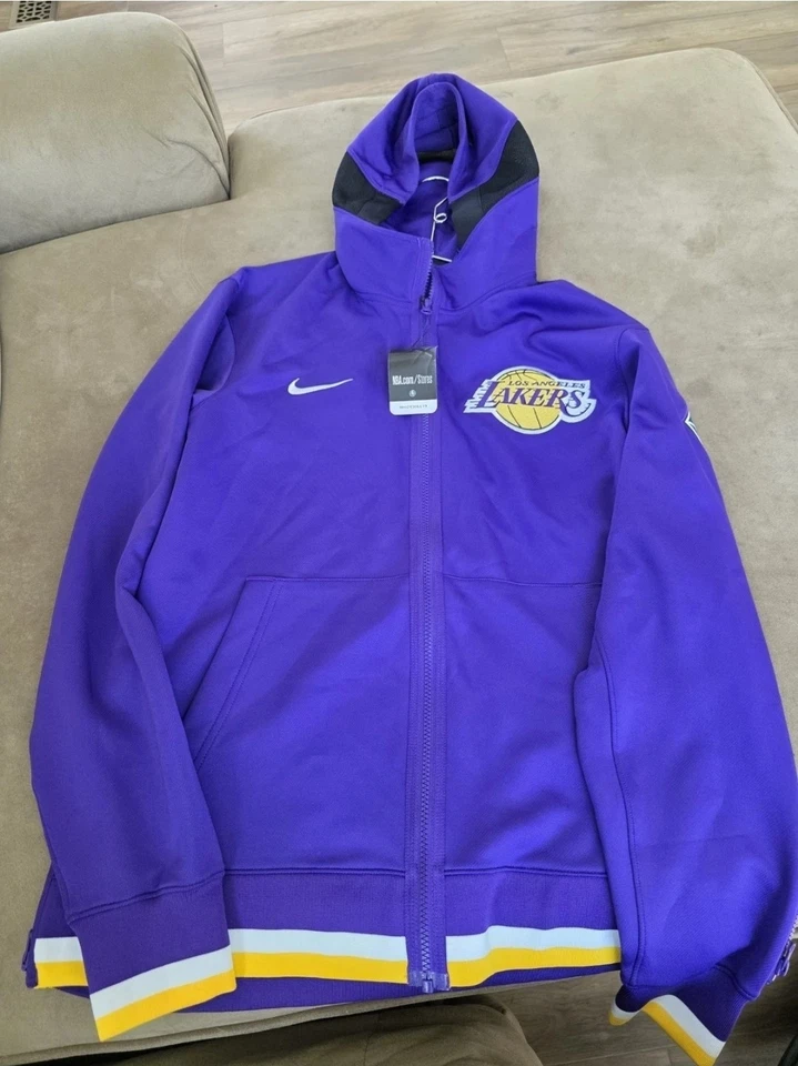 Nike NBA Los Angeles Lakers Tearaway Jugador Emitido Chaqueta Amarilla Talla L #20 Foto 1 de 3