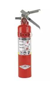 Extintor de incendios AMEREX B417T, acero, rojo, ABC 3YWN1 ##CON SOPORTE DE MONTAJE### - Imagen 1 de 3