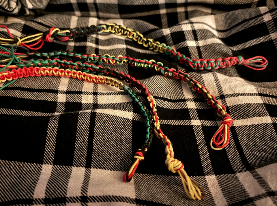 Set of 4 Natural Hemp Bracelet Handmade in the US One Size Fits All - Image 1 of 1