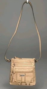 PRECIOSO BOLSO BANDOLERA ETIENNE AIGNER DE LONA Y CUERO - Imagen 1 de 12