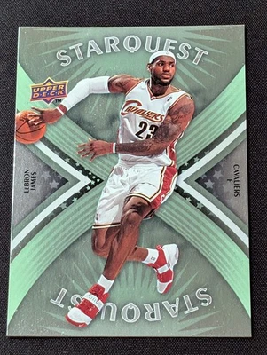2008 Upper Deck First Edition Starquest - Green #SQ-17 Lebron James Cavaliers - Image 1 of 2