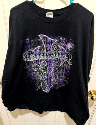 Camiseta Jeff Hardy Enigma TNA 4XL Impact Pro Lucha Libre Fuera de existencia Rara WWE Foto 1 de 2