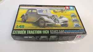 Citroen Traction 11CV Staff Car 1:48 TA32517 - tamiya modellismo -E4 - Foto 1 di 1