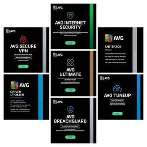 AVG Ultimate Security TuneUp AntiTrack Driver VPN 2025 1 3 10 PC Devices EMAIL - Picture 1 of 17