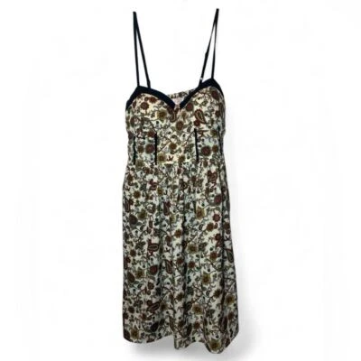 Band of Gypsies Paisley Floral Padded Cup Bustier Print Spaghetti Strap Dress XS - Image 1 of 4