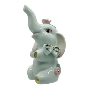 Linda estatuilla de elefante baúl buena suerte decoración acentos coleccionable - Imagen 1 de 8