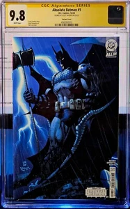 Absolute Batman #1 Jim Lee cover CGC SS 9.8 SIGNED by Scott Snyder - Picture 1 of 2