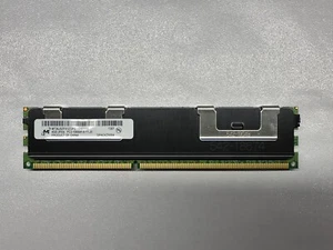 MICRON PC3-10600R DDR3 1333 4GB MICRON MT36JSZF51272PZ-1GECC REG 2RX4 Server RAM - Picture 1 of 2
