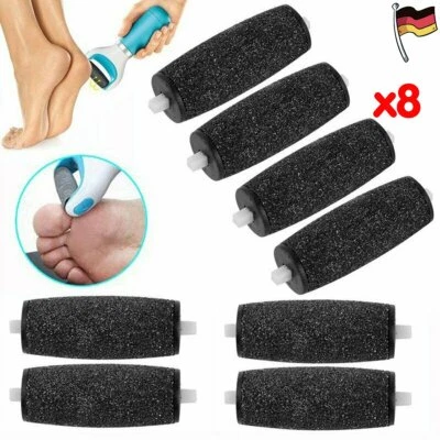 8x Pediküre Ersatzrollen für Scholl Velvet Smooth express Pedi Hornhautentferner