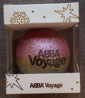 ABBA Voyage Christmas Glitter Bauble 2023 Brand New  - Image 1 of 4