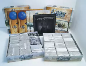A Game of Thrones LCG 1st Ed. w/ 6 Deluxe Expansions + 37 Ch. & More Sorted READ - Picture 1 of 14