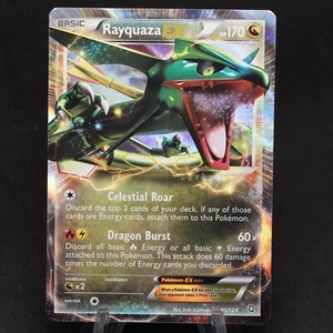Rayquaza EX 85/124 Dragons Exalted B&W Holo Ultra Rare 2012 PL - Pokemon Card - Picture 1 of 3