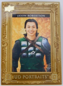 2023-24 Upper Deck Hockey UD Portraits - #P39 Dallas Stars - JASON ROBERTSON - Picture 1 of 2