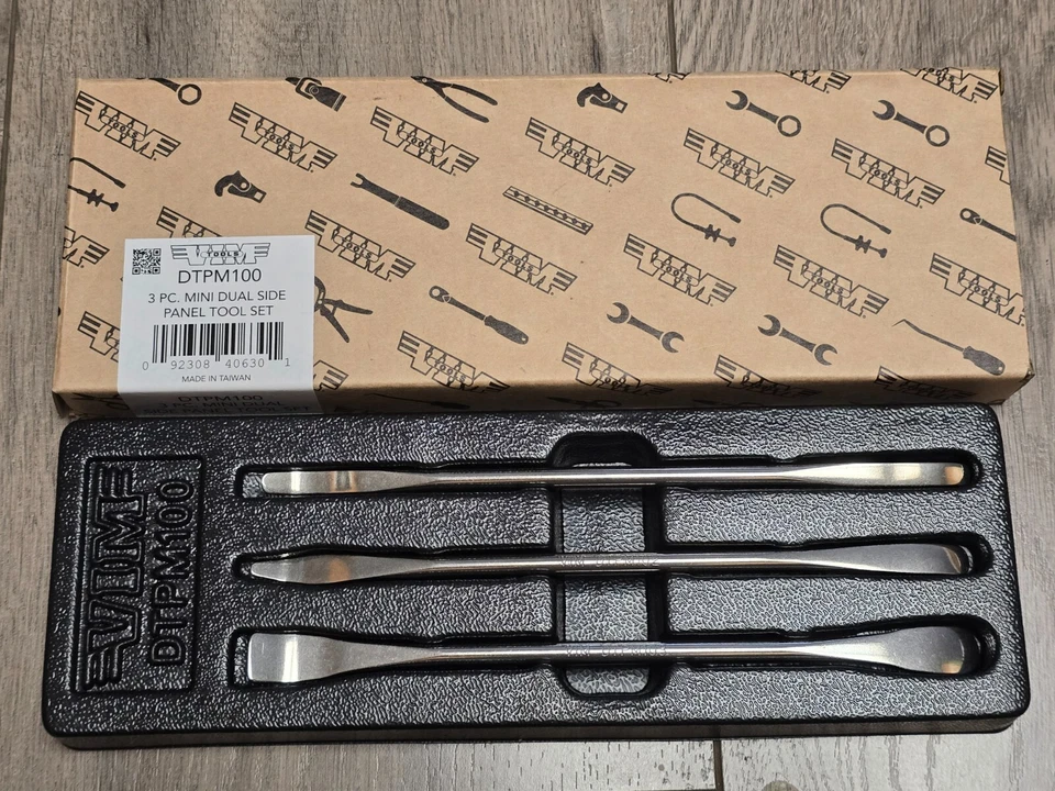 VIM 3pc Mini Precision Double Sided Panel & Trim Tool Prying Set #DTPM100 - Image 1 of 4