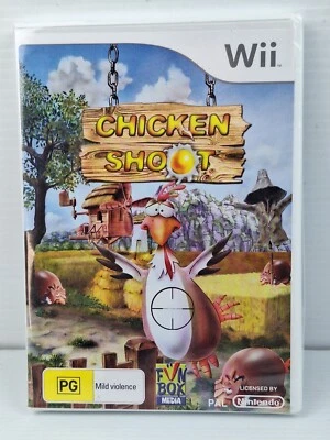 Chicken Shoot (2003) Nintendo Wii, Cartoon FPS Arcade Shooter, New & Sealed - Image 1 of 2