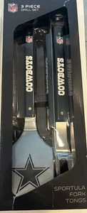 Youthefan NFL Spirit Series 3-Piece Dallas Cowboys BBQ Set Stainless Steel - NIB - Picture 1 of 4
