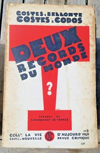 LUFTFAHRT/2 WELTREKORDE/COSTES-BELLONTE-CODOS/ED NRC/1930/KOSTENZEICHEN - Bild 1 von 2