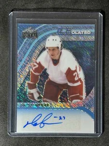 Leyendas de hockey de hoja de metal 2024 aislado automático azul claro Darryl Sittler 8/8 - Imagen 1 de 2