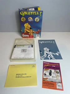 Gauntlet for Apple II / IIc Complete Big Box Game with Rare Insert Mindscape - Picture 1 of 10