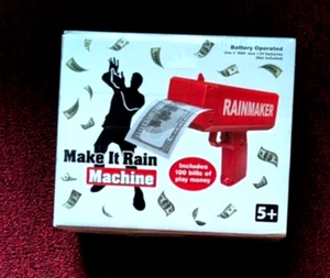 Rainmaker Make It Rain Machine Tirador de Dinero - ¡NUEVA Caja Abierta! - Imagen 1 de 4