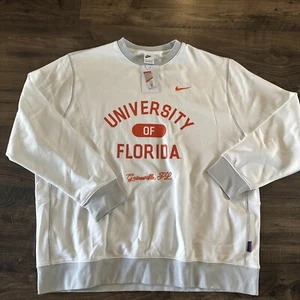 Sudadera polar Nike University of Florida Gators College para hombre, blanca XXL - Imagen 1 de 4