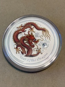 5 UNZEN 2012 SILBERFARBENER MONDDDRACHE PERTH NEUWERTIG in VERSIEGELTER KAPSEL - Bild 1 von 3
