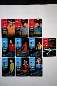 1996 SKYBOX STAR TREK TOS THE CARD GAME PRIMARY CREW + USS ENTERPRISE NM - Picture 1 of 2