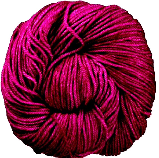MAGENTA Red-Violet 100gr Skein 210yd Malabrigo RIOS Soft SW MERINO Wool YARN