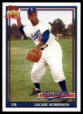 2021 Topps Archives Jackie Robinson Brooklyn Dodgers #190 - Image 1 of 2