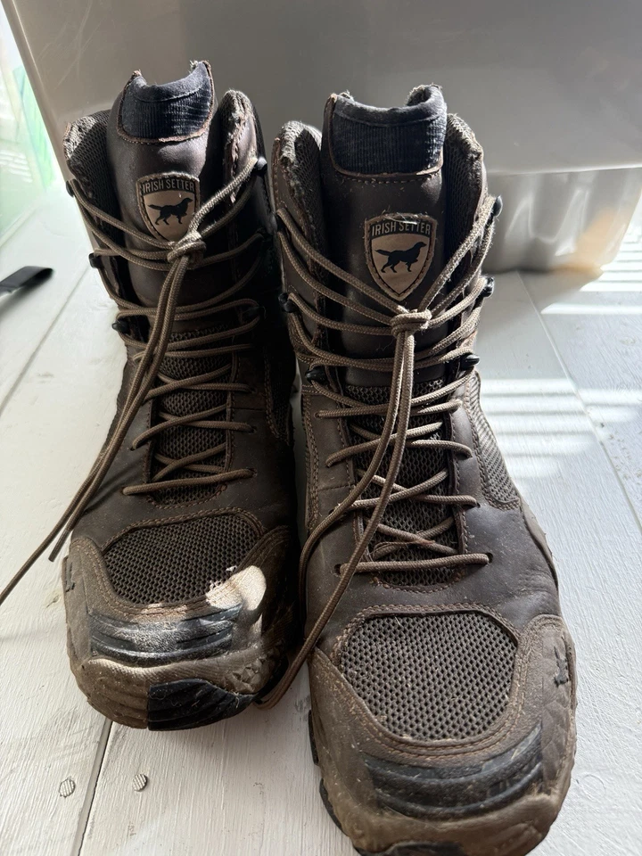 Irish Setter Vaprtrek Hunting Boots A2815 Men's Sz 12 8" Camo Waterproof Leather - Image 1 of 4