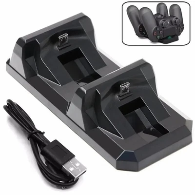BRANDED PS4 Dual Charging Charger Dock Station Stand for Playstation 4 Controller Pad