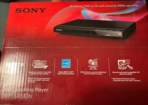 Sony DVP-SR510H Upscaling HDMI 1080p DVD Player w/Remote Control New Sealed Box! - Picture 1 of 5