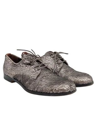 AGL Scarpa Oxford Donna Scarpa business Taglia IT 38 argento elegante - Immagine 1 di 4