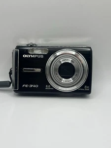 Olympus Fe-340 8.0Mp Digital Camera- Black untested  - Picture 1 of 21