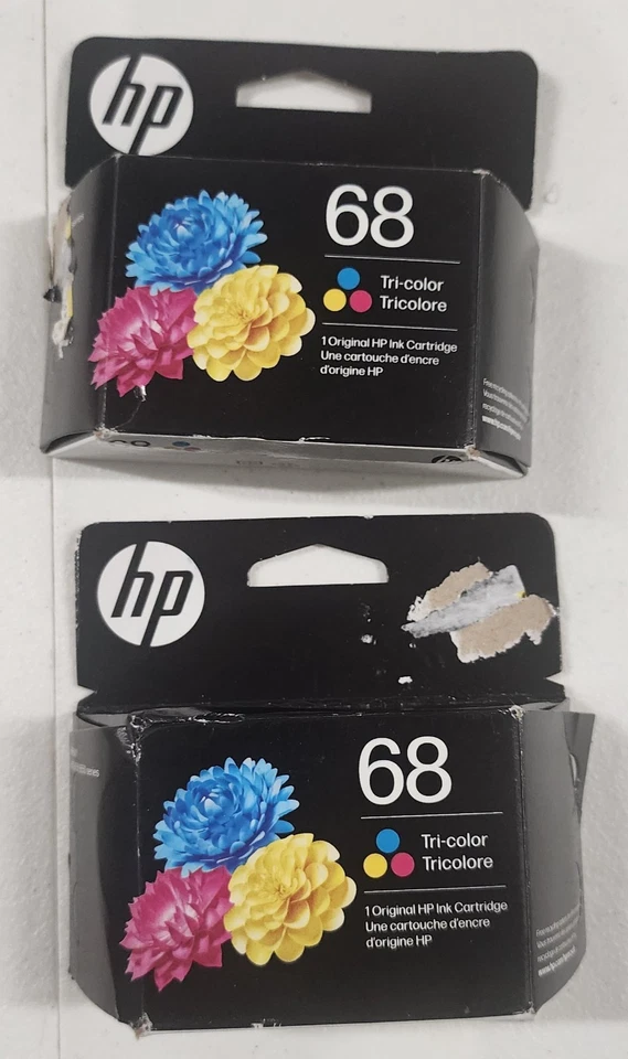 HP 68 Tri-color Original Ink Cartridge 120 pages 7FP20TN