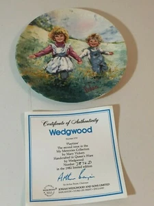 PLATO COLECCIONISTA PLAYTIME DE COLECCIÓN SERIE MIS RECUERDOS MARY VICKERS WEDGWOOD - Imagen 1 de 5