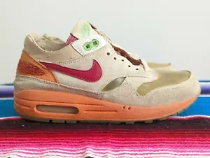 NIKE Air Max 1 NL CLOT 2005 OG 'Kiss Of Death' KOD - Arancione Blaze - US M6 W8.5 - Foto 1 di 11