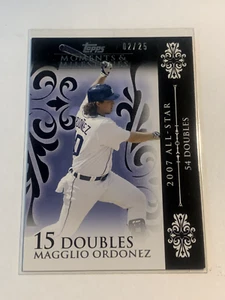 Magglio Ordonez 2008 Topps Moments & Milestones negro #27-16 SN25 - Imagen 1 de 2