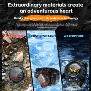 LOKMAT ATTACK-GT Upgrade Sport Smart Watch Waterproof Bluetooth Calls Rugged - Zdjęcie 1 z 9