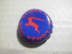 Gebrauchter, blau-roter Kronkorken LOMZA 1968 - Bild 1 von 1