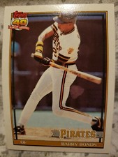 1991 Topps #570 Barry Bonds ORIGINAL!!🔥Pittsburgh Pirates Baseball Card