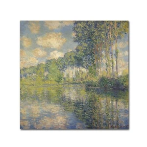 Trademark Fine Art Poppy Field Near Giverny Wall Décor, 35 in x 35 in - Picture 1 of 4