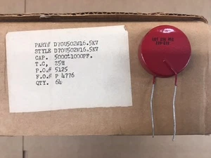 (Stck = 1) D70U502M16,5KV - Maida, 0,005uF 16,5KV 20%, Keramikscheibenkondensator - Bild 1 von 2