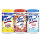 Lysol Disinfectant Wipes Bundle, Multi-Surface Antibacterial Cleaning Wipes 3 ct