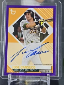 2021 Jose Canseco Topps Brooklyn Auto /10 - Picture 1 of 2
