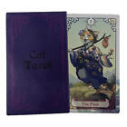 English Tarot 12*7 cm Large Size Zixia Cat Card Cat Tarot with paper manual