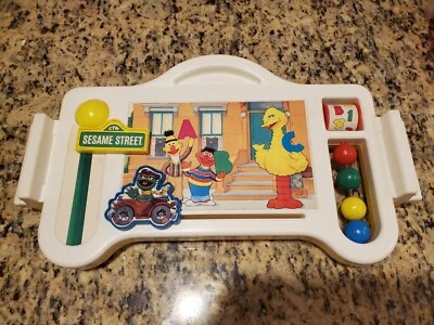 Bandeja de comida reversible de sesame street 1986 de colección Foto 1 de 3