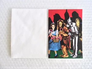 wIZARD OF OZ CHRISTMAS GREETING CARD SINGLE 1994 TURNER HALLMARK NOS neocurio - Picture 1 of 6